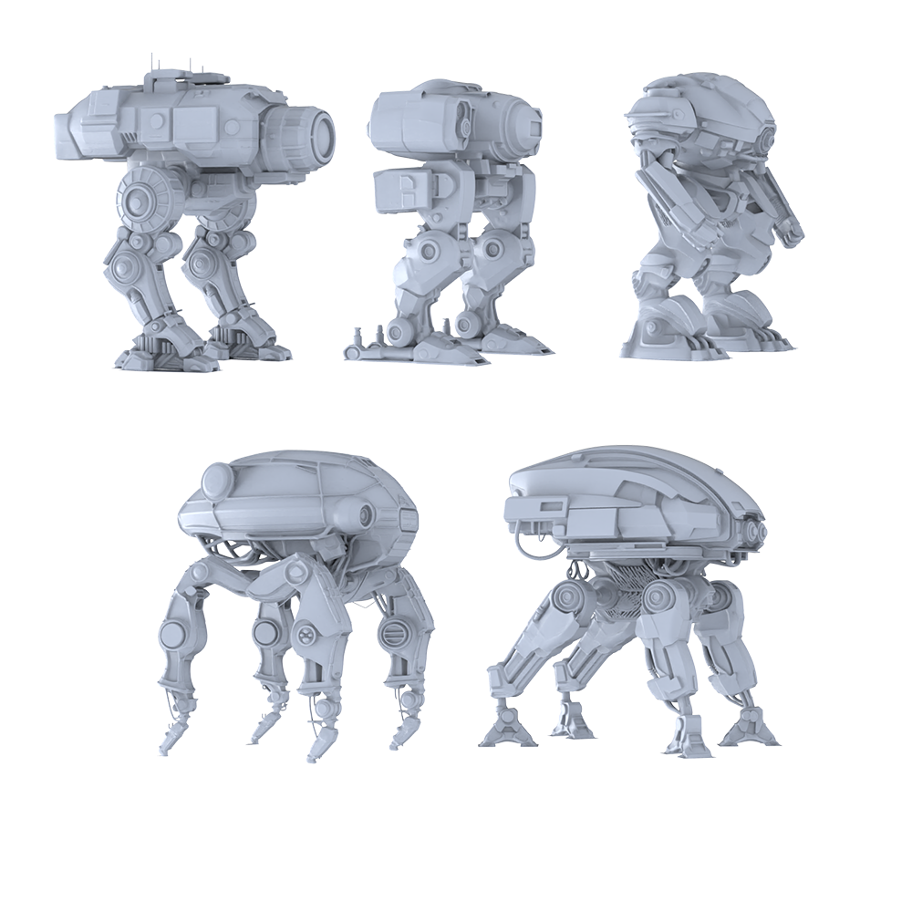 MRY-SFW LYGR481 Future Space Travelers Robot Five-Person Group