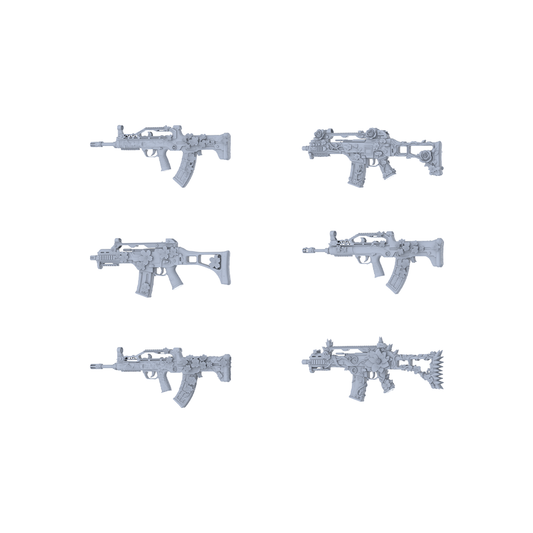 MRY-SFW LYGS251 Floral Forest Spirit Series - 6-Piece Tactical Assault Rifle Set Modified with Nature Elements