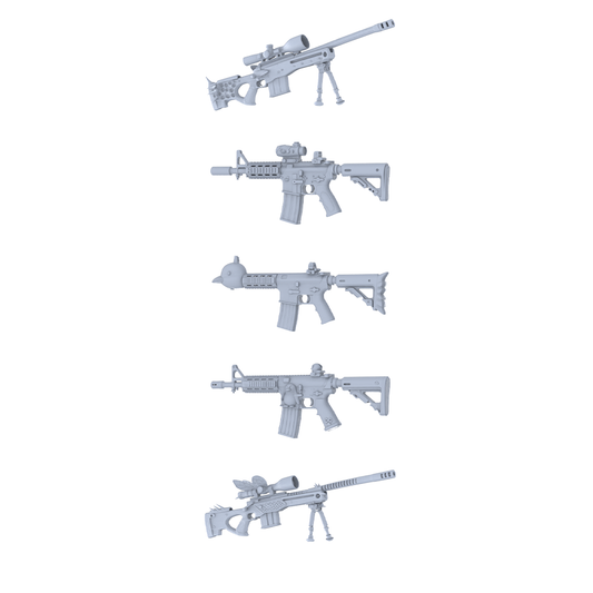 MRY-SFW LYGS362 Whimsical Bionic Series - 5-Piece Custom Tactical Firearm Set Modified with Full Cute Bird & Bug Wing Elements