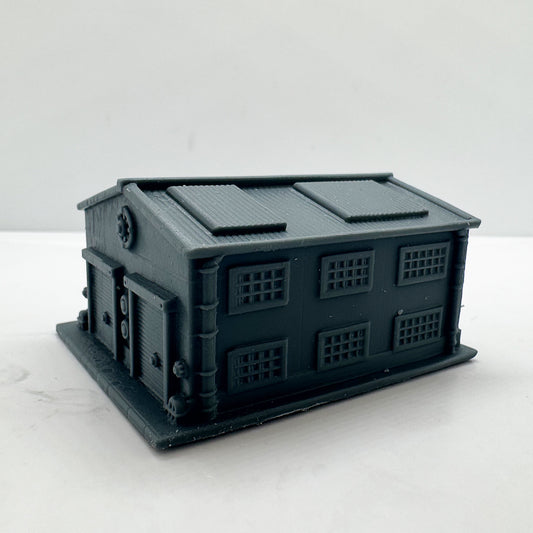 MRY-SFW LYTS131 3D Printed Industrial Warehouse Classic Industrial-Style Architecture Miniature for Diorama Building & Miniature Landscape Enthusiasts