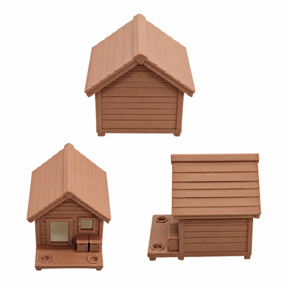 RHF0423 Farm Dog House Desktop Ornament Sand Table Architecture Architectural Model Miniature House Small-scale Landscaping