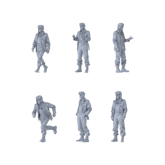 MRY-SFW LYGR423 WWII U.S. Army Tank Crew Six-Person Daily Routine