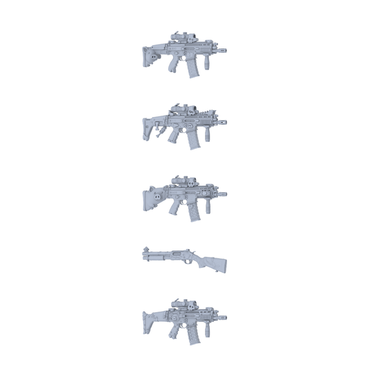 MRY-SFW LYGS211 Contrast Fantasy Custom Gun Pack - 5 Unique Pig/Bear & Monster Claw/Bone Pattern Designs