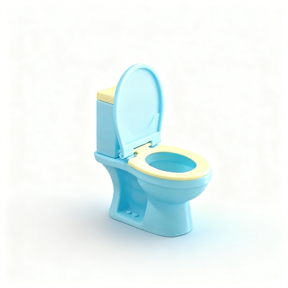 RHF263 Bathtub Toilet Miniature Scene Model Ornament Original Modern Mint Bubble Bathroom Set Dollhouse Bathtub & Toilet Accessories Home Scene Props Fidget Toy