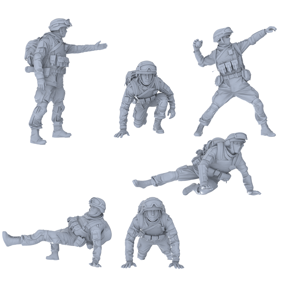 MRY-SFW LYGR491 Modern Russian Army Six-Person Combat Readiness