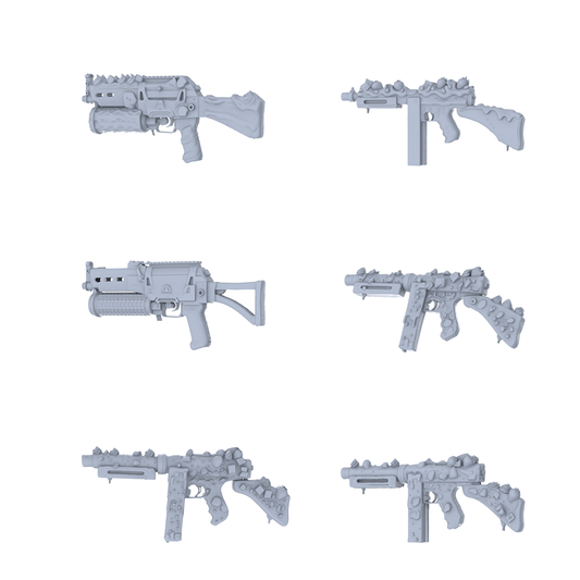 MRY-SFW LYGS122 Cute Fantasy Custom Compact Weapon Pack - 6 Unique Strawberry, Candy & Cream Designs