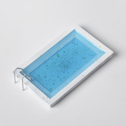 Courtyard Wwimming Pool HO/OO/Z/N/TT Railroad Miniature Accessory Display Props MRY-SFW LYT055