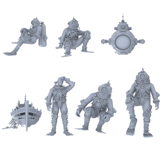 MRY-SFW LYGR472 Historical Divers Seven-Person Daily Routine 2