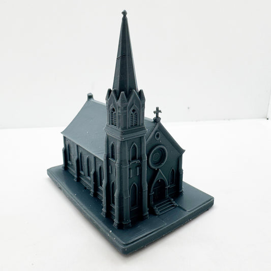 MRY-SFW LYTS134 3D Printed Classic Church of Michigan ¨C Retro Church Miniature for Diorama Builders Collectors or Religious Architecture Enthusiasts