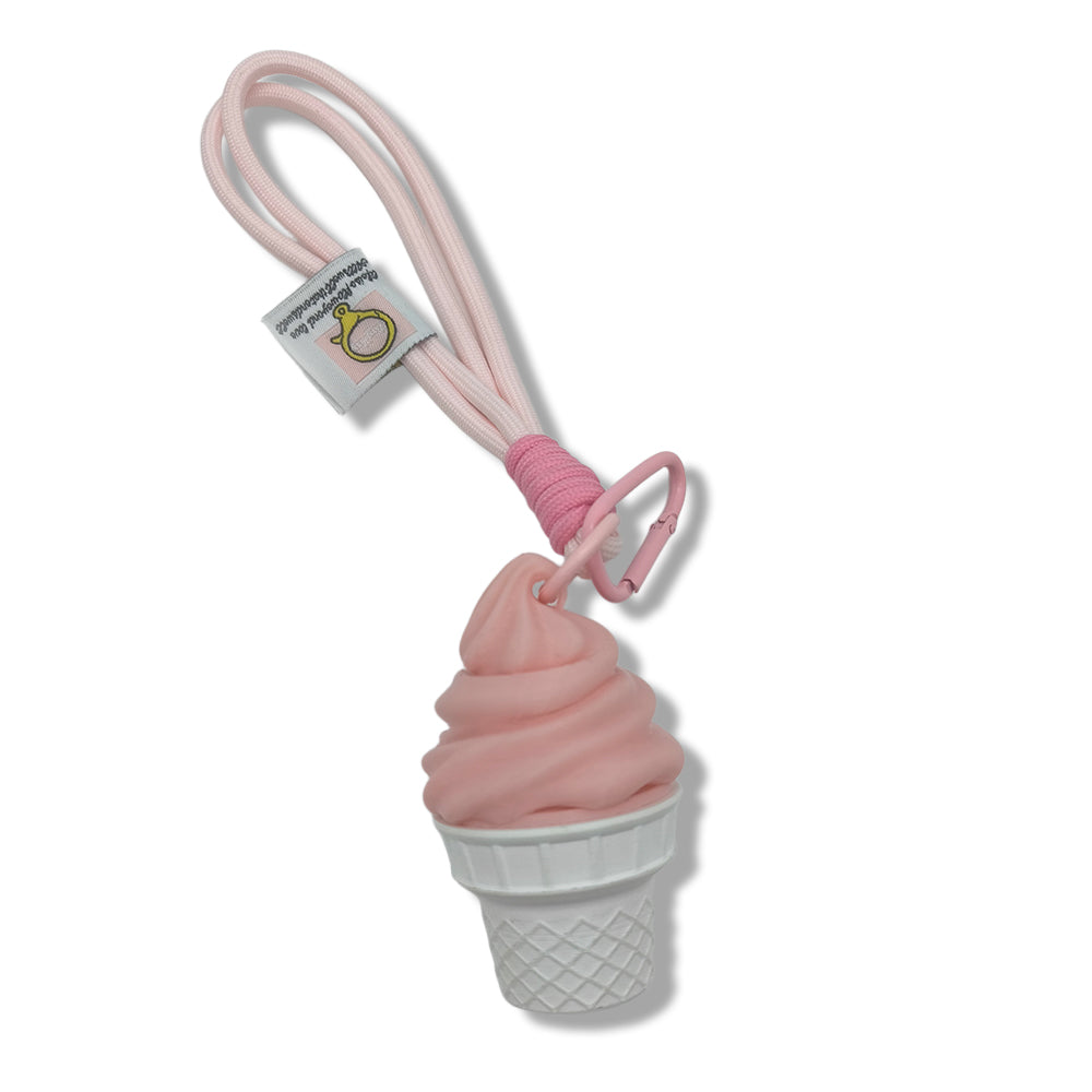 LYTP018M Ice Cream Key Ring 3D Printing Creative New Model Can Light Up Ice Cream Keychain Personalized Keychain Pendant