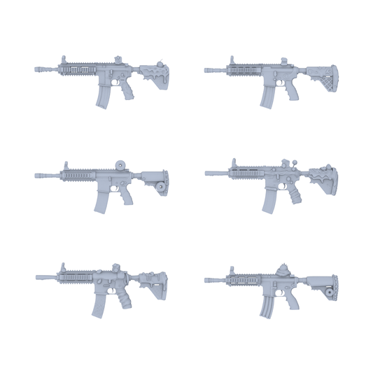 MRY-SFW LYGS047 Custom Themed M4 Assault Rifle Pack - 6 Unique Designs