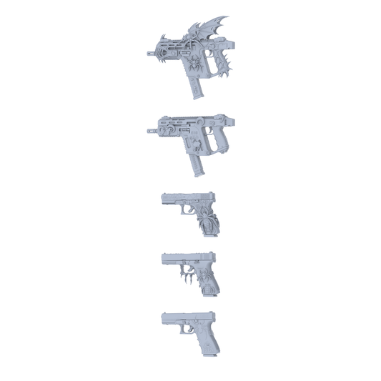 MRY-SFW LYGS207 Dark Fantasy Custom Firearm Pack - 5 Unique Spider/Scorpion/Insect Wing Designs
