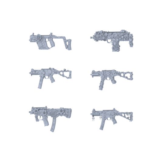 MRY-SFW LYGS248 Blossom Blade-Themed Modified Tactical SMG Set - 6 Romantic Fantasy Variants (Untextured)
