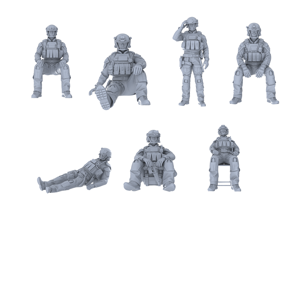 MRY-SFW LYGR560 Modern Miami Special Forces Seven-Person Rest Group
