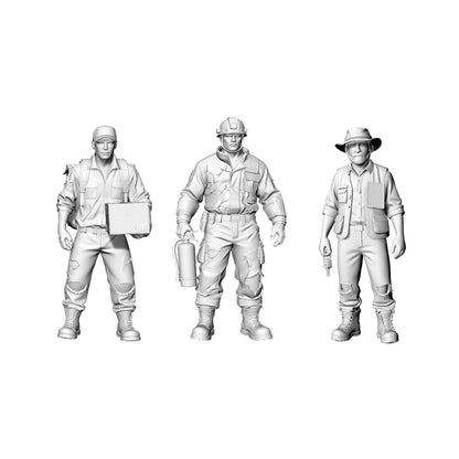 MRY-SFW LYGR327 3D Printed Post-Apocalyptic Highway Driver Survivors Set Wargame Miniatures
