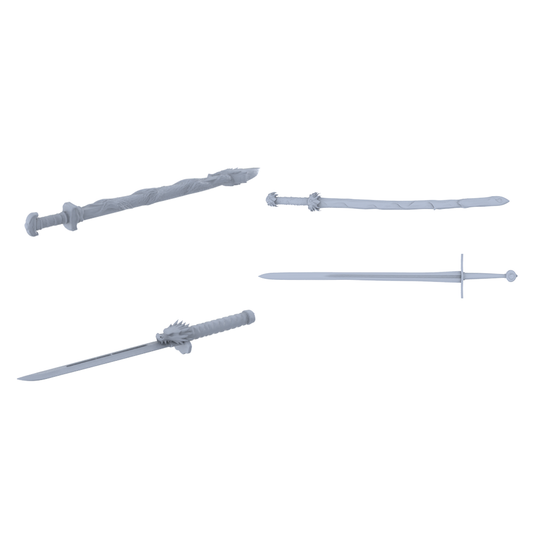 MRY-SFW LYGS370 Modern Fantasy Sword 4 pcs
