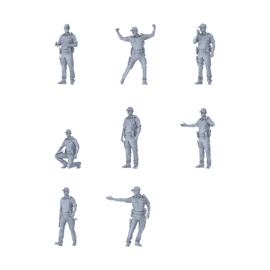 MRY-SFW LYGR401 Modern California State Police Eight-Person Daily Routine