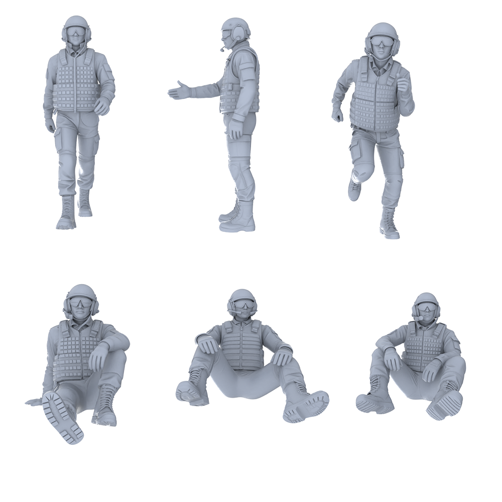 MRY-SFW LYGR485 Modern Tank Crew Six-Person Daily Routine