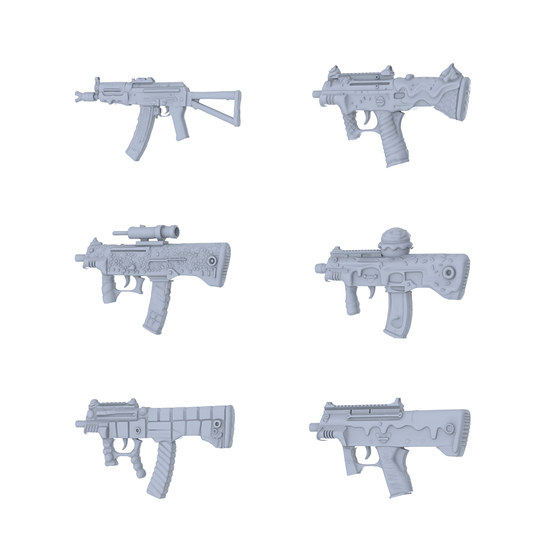 MRY-SFW LYGS129 Cute Fantasy Custom Compact Weapon Pack - 6 Unique Candy, Cream & Cookie Designs