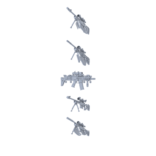 MRY-SFW LYGS212 Kawaii Fantasy Custom Gun Pack - 5 Unique Pig & Sci-Fi Stock Designs