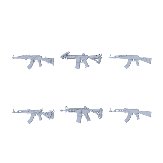 MRY-SFW LYGS110 Chinese Fantasy Custom Tactical Weapon Pack - 6 Unique Dragon, Phoenix & Thorn Designs