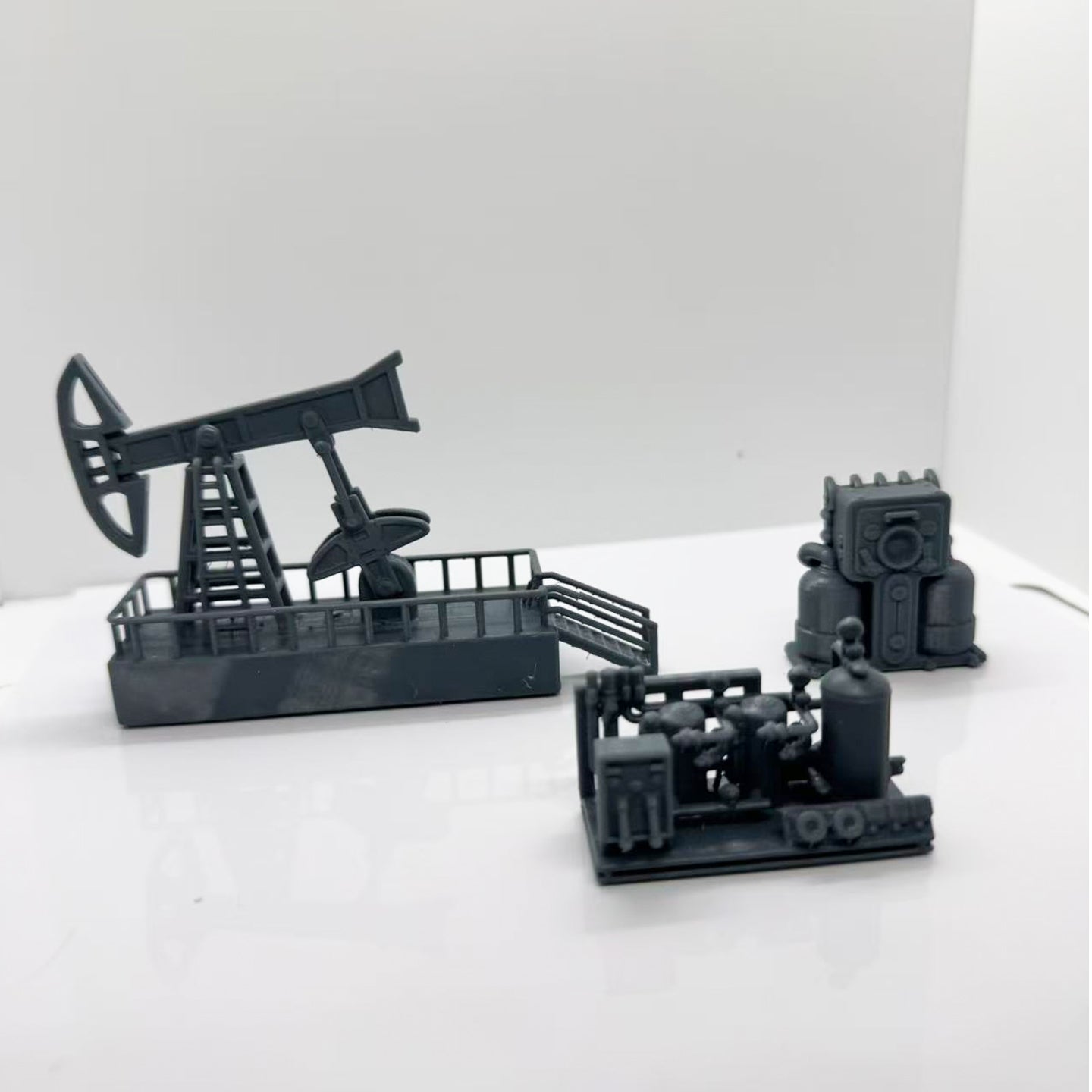 Yao's Studio LYTS079 3D Printed Factory Machinery And Equipment Classification Scenes Energy Extraction Group