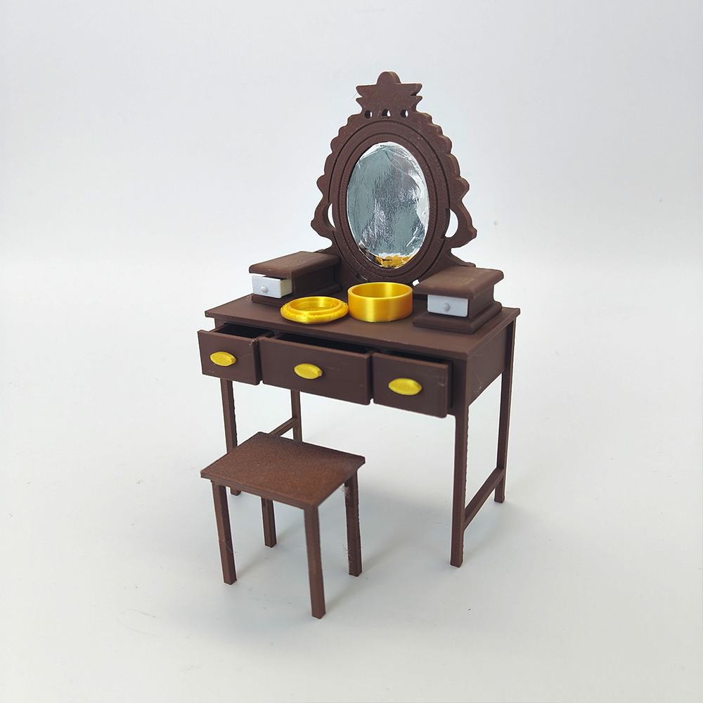 LYTP206  Vintage Vanity Set Miniature Display 1:18 Scale