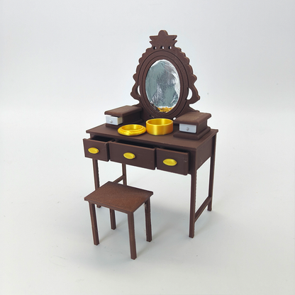 LYTP206  Vintage Vanity Set Miniature Display 1:18 Scale