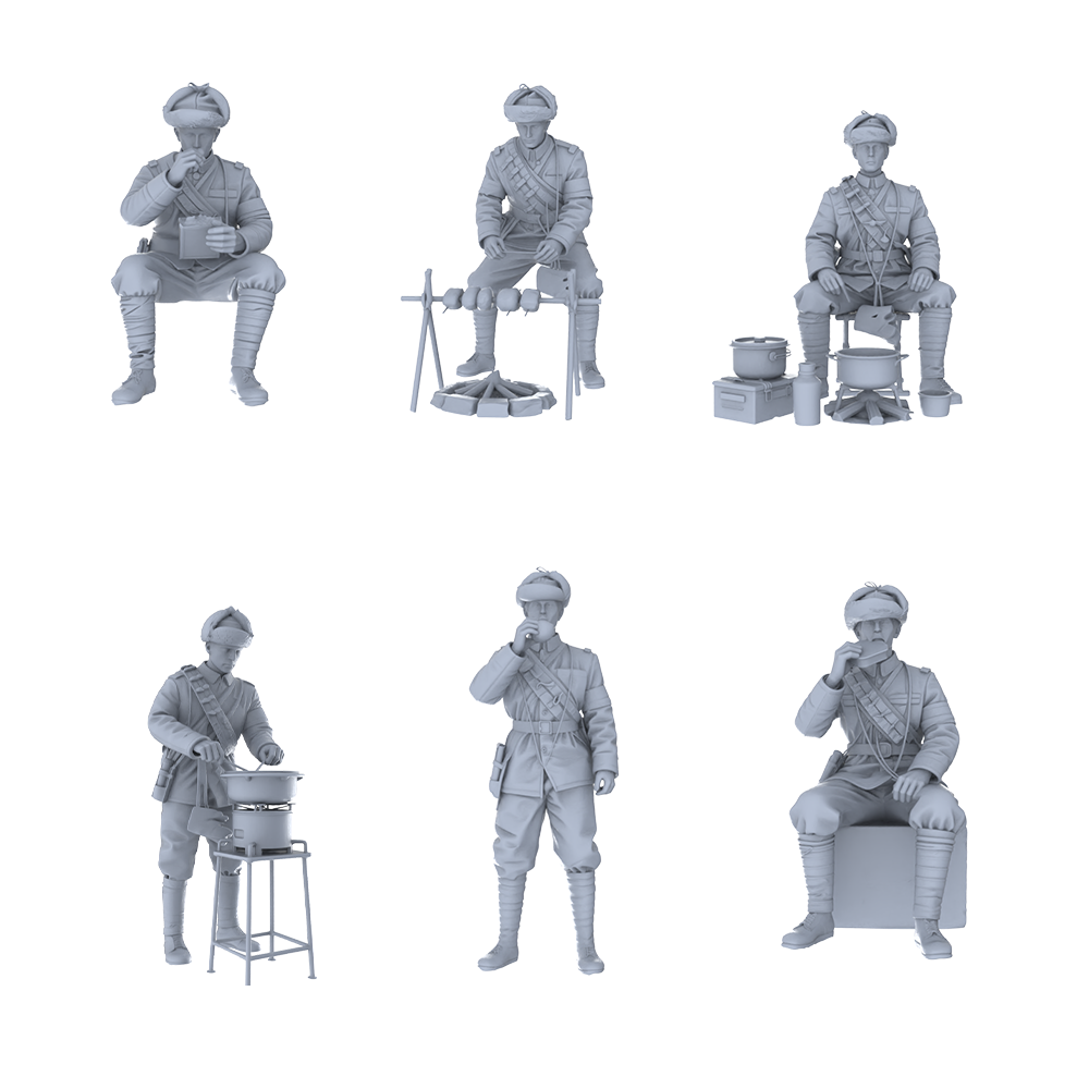 MRY-SFW LYGR444 Historical Chinese Northeastern Army Six-Person Field Cooking