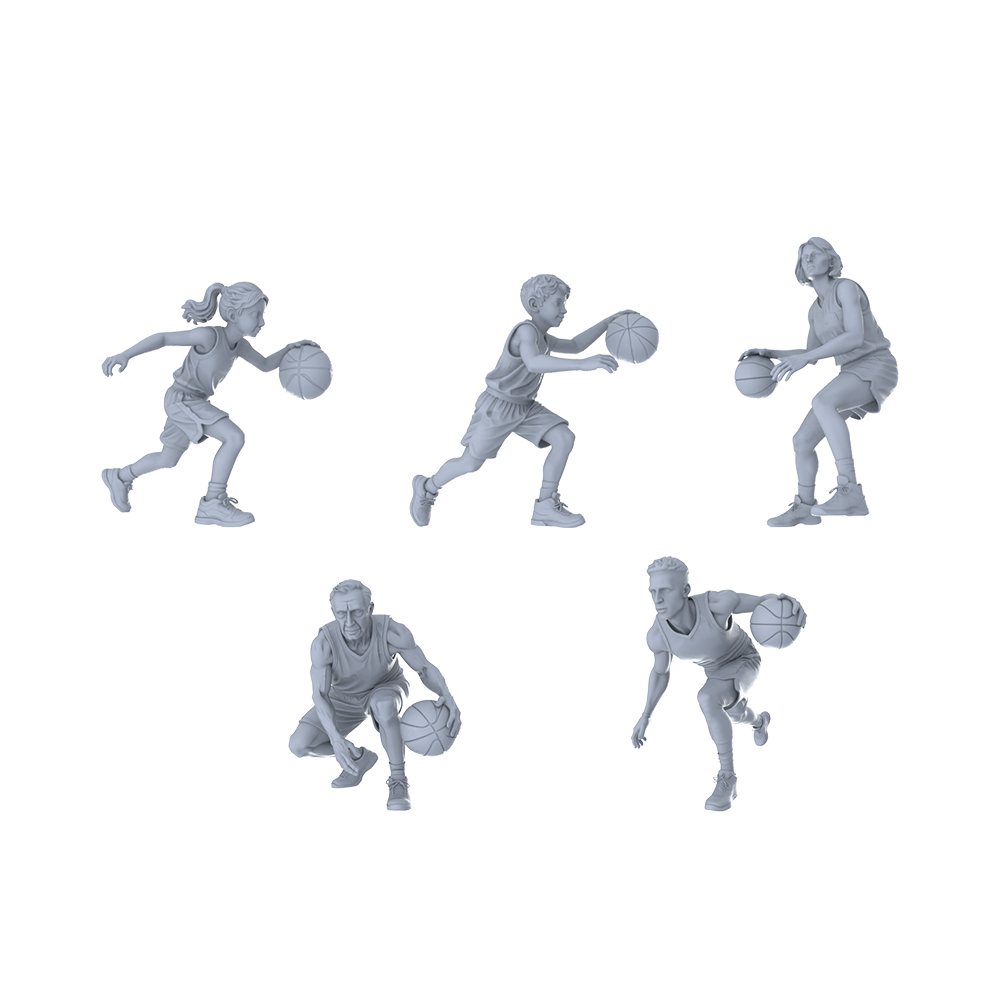 MRY-SFW LYTR433D Modern Dynamic Basketball Dribbling Child Single 1pc