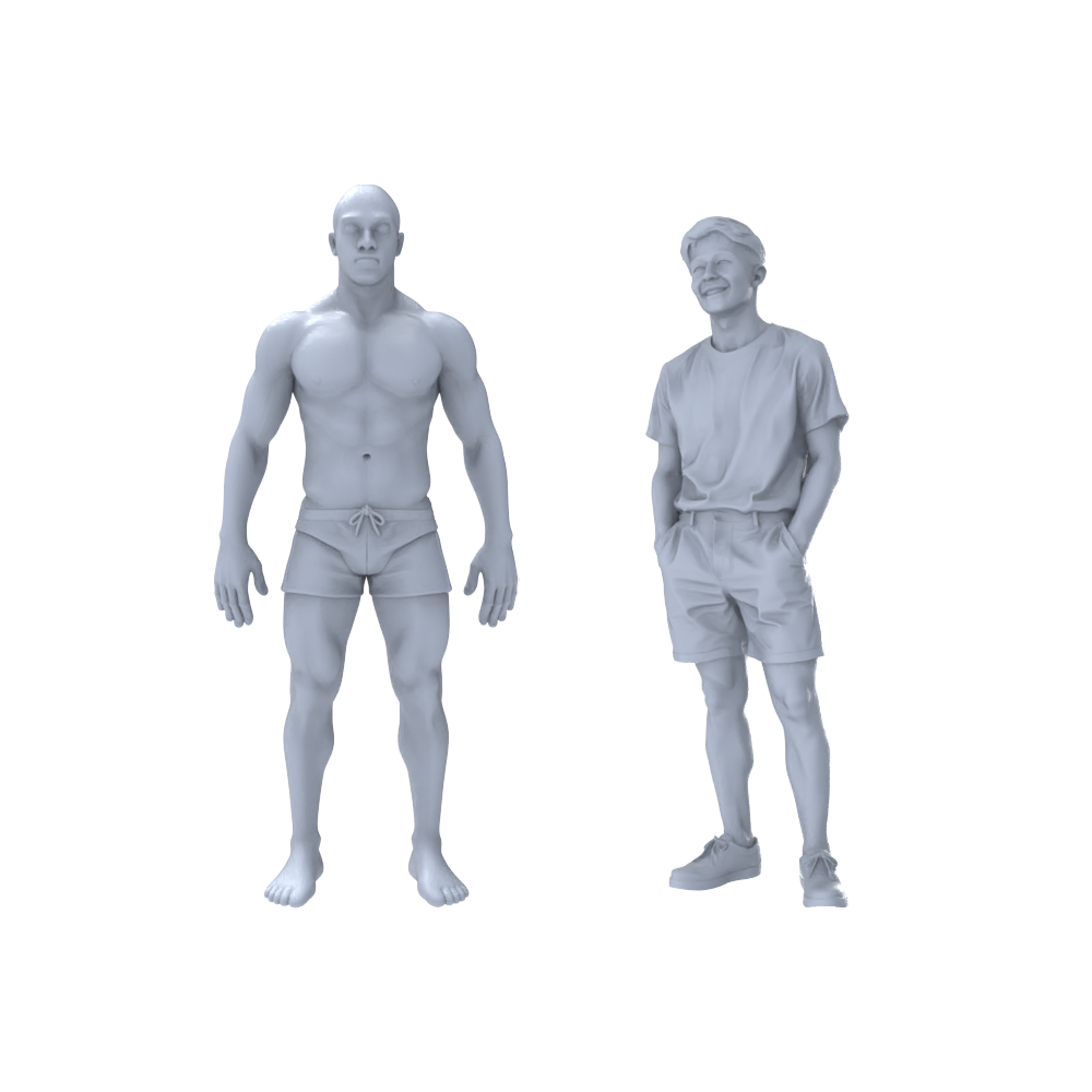 MRY-SFW LYTR395 Casual 2-Pack, Ideal Life Scenes, Tabletop Painting Miniature Car Diorama Figures Scene Props Accessories Resin