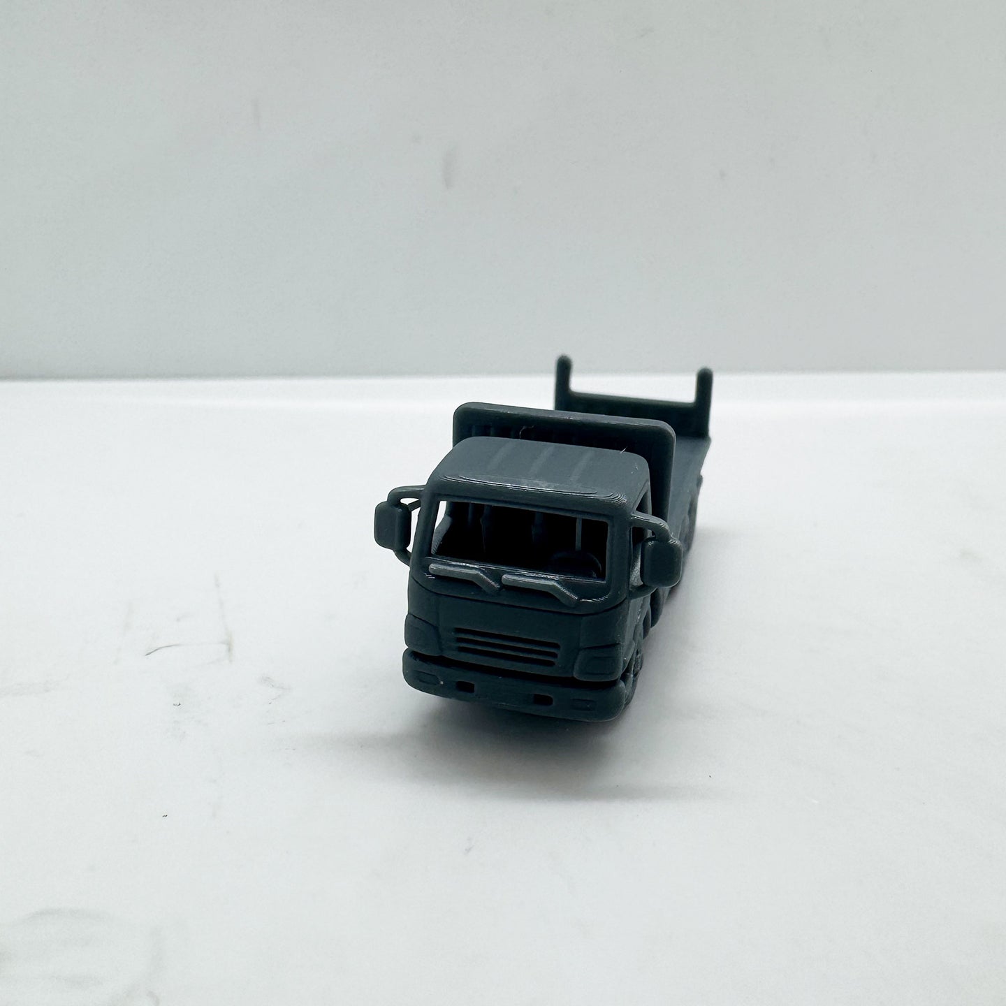 LYTS157 3D Printed Flatbed Truck - Cargo Truck Miniature Model for Dioramas Collection Displays