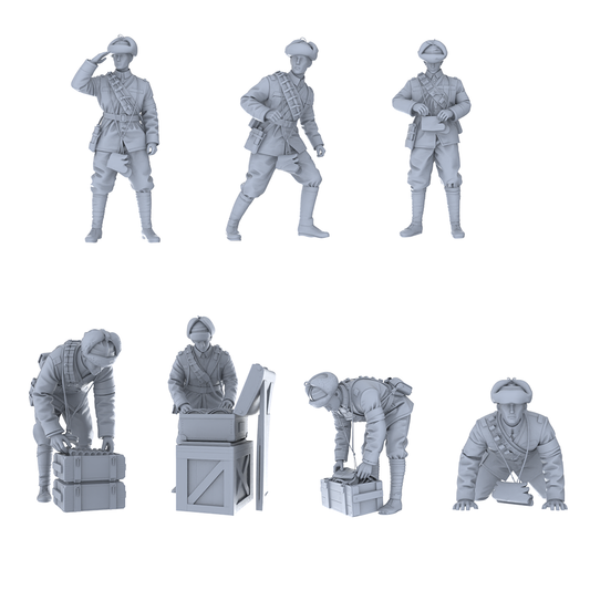 MRY-SFW LYGR450 Historical Chinese Northeastern Army Seven-Person Combat Readiness