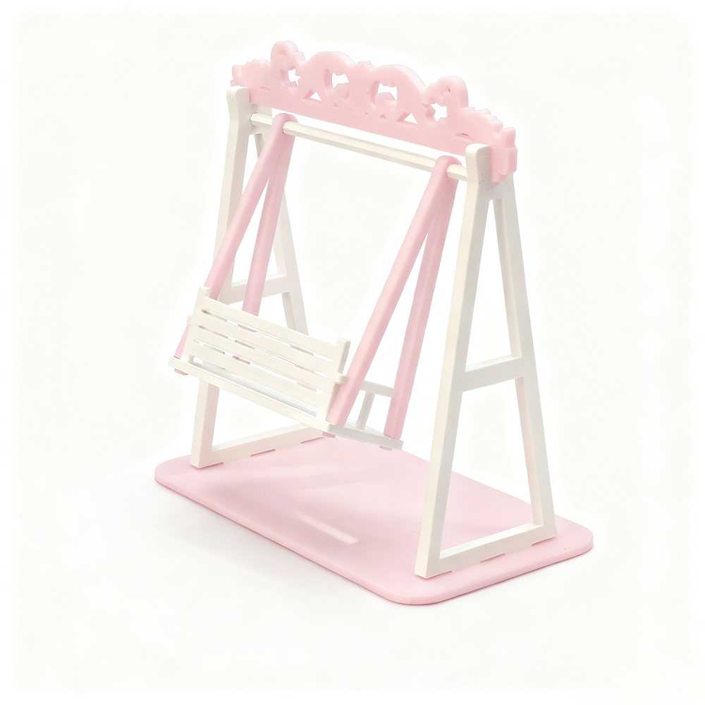 LYTP121030 1/12 Garden Swing 3D Printing DIY Miniature Scenes, Dollhouses, Creative Ornaments, Desktop Displays, Mini Models, 1/12 Scale, BJD OB Dolls
