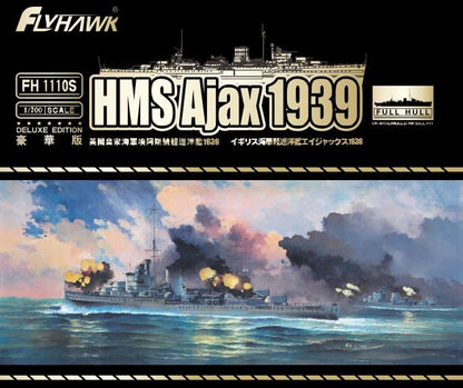 Flyhawk FH1110S 1/700 HMS Ajax 1939 Limited Edition Plastic Model Kit