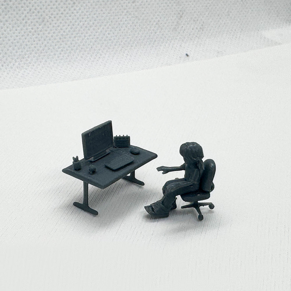 Yao's Studio LYTS021   Display Of Office Furniture Set For Study Room Model Computer Desk