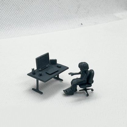 Yao's Studio LYTS021   Display Of Office Furniture Set For Study Room Model Computer Desk