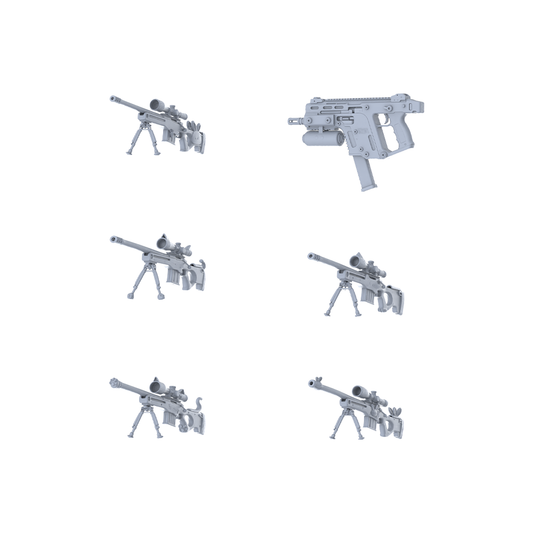 MRY-SFW LYGS193 Kawaii Fantasy Custom Firearm Pack - 6 Unique Bunny, Cat & Deer Designs