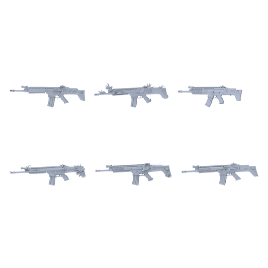 MRY-SFW LYGS113 Eco-Fantasy Custom SCAR Rifle Pack - 6 Unique Beast & Flame Designs