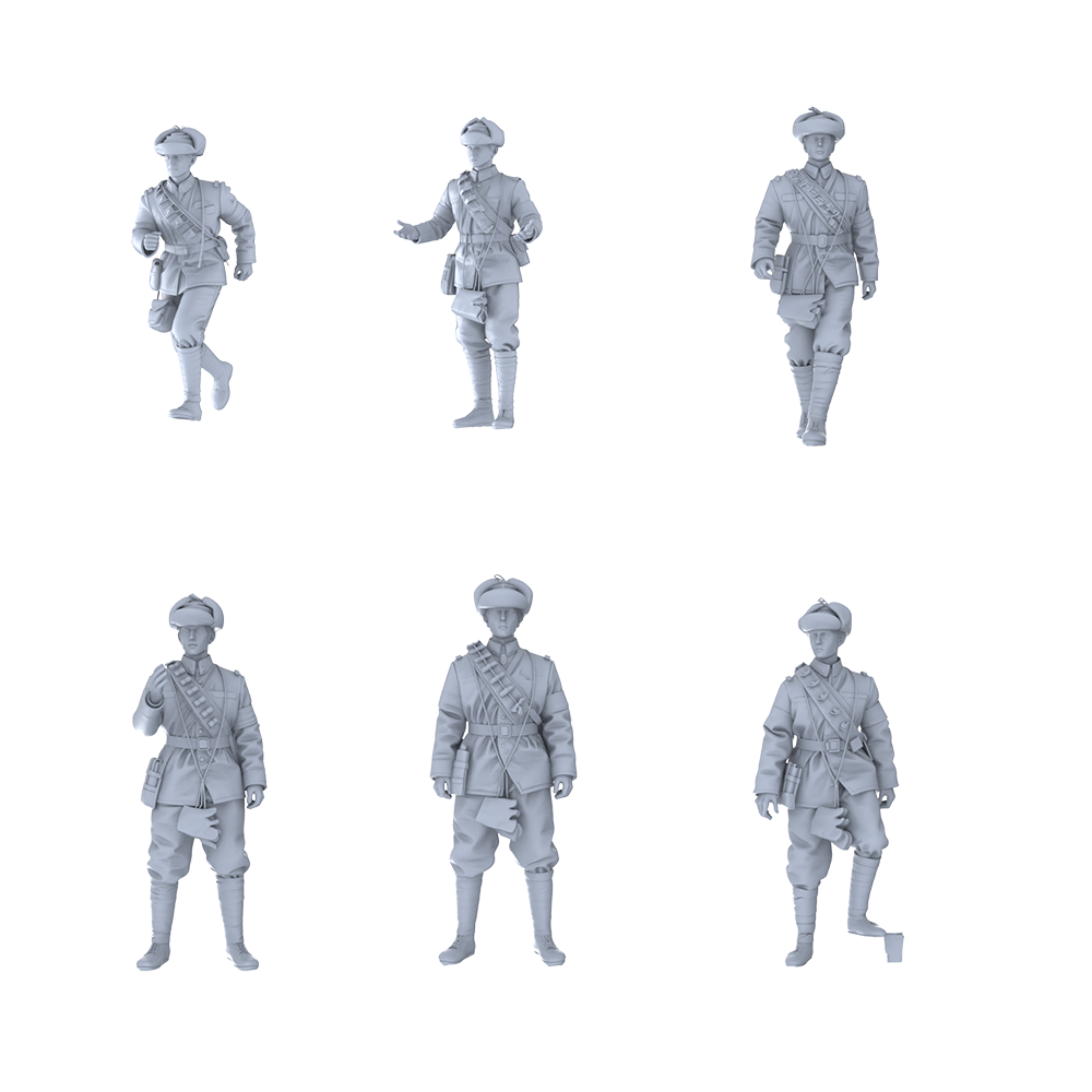 MRY-SFW LYGR446 Historical Chinese Northeastern Army Six-Person Daily Routine