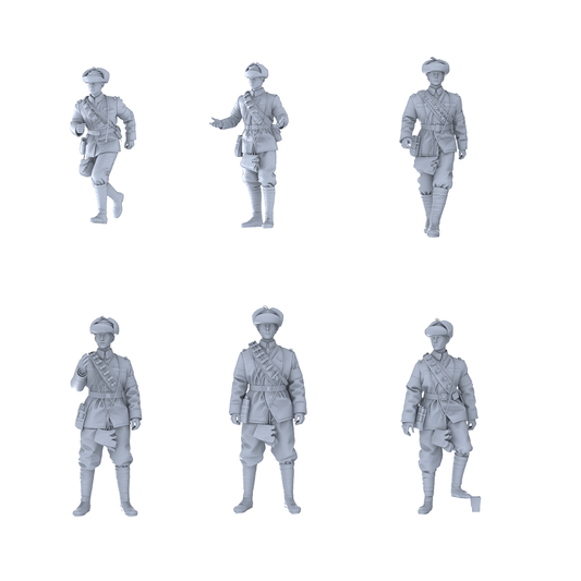MRY-SFW LYGR446 Historical Chinese Northeastern Army Six-Person Daily Routine
