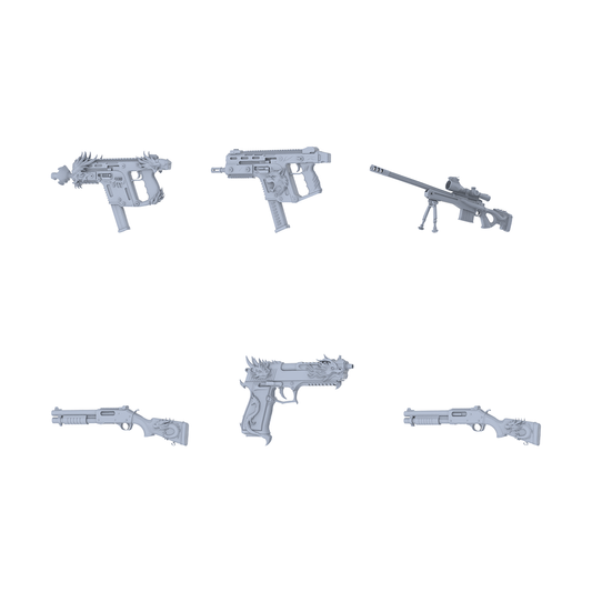 MRY-SFW LYGS116 Chinese Fantasy Custom Compact Weapon Pack - 6 Unique Dragon Head & Body Designs