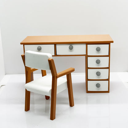 RHF201 Desk And Chair Set Office Furniture Dollhouse