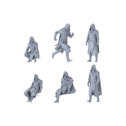 MRY-SFW LYGR385 Medieval Assassin Six-Person Daily Routine