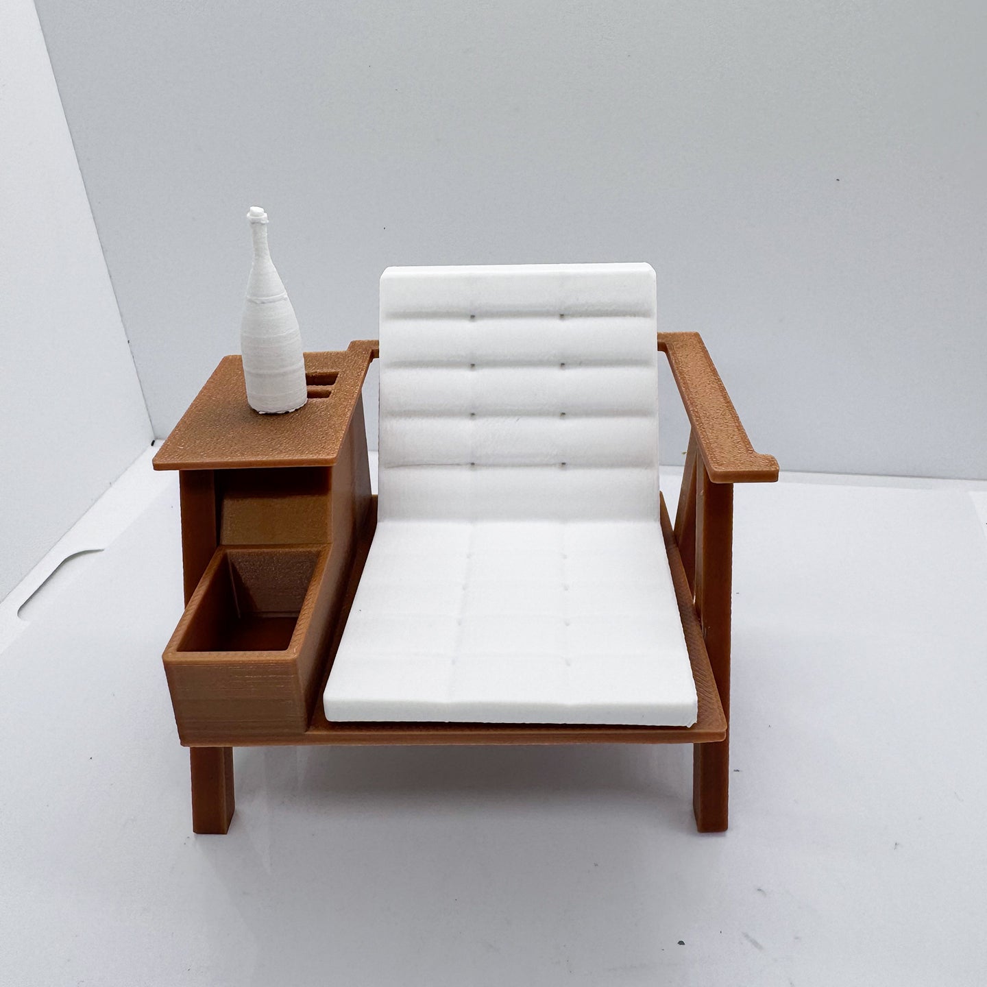 RHF12215 Reading Chair Ornament Model 3D-Printed Dollhouse Desktop Scene OB Doll BJD Original Miniature Furniture