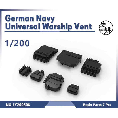 Yao's Studio LY508 Model Upgrade Parts German Navy Universal Warship Vent