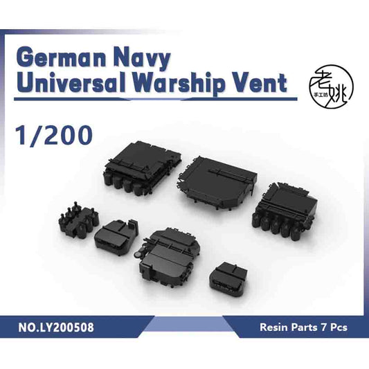 Yao's Studio LY508 Model Upgrade Parts German Navy Universal Warship Vent