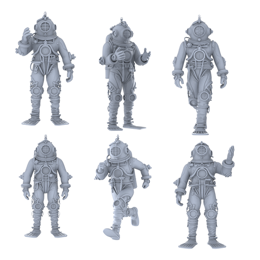 MRY-SFW LYGR471 Historical Divers Six-Person Daily Routine