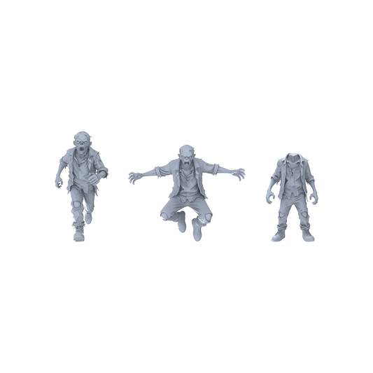 MRY-SFW LYGR082 Zombie Game2 Theme Anime Theme Wargame Resin White Model Fantasy Theme Theme Wargame Miniature Soldiers Scene Characters Figure Hand-Painted