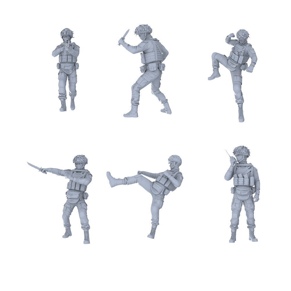 MRY-SFW LYGR540 Modern Alpha Special Forces Six-Person Tactics 2